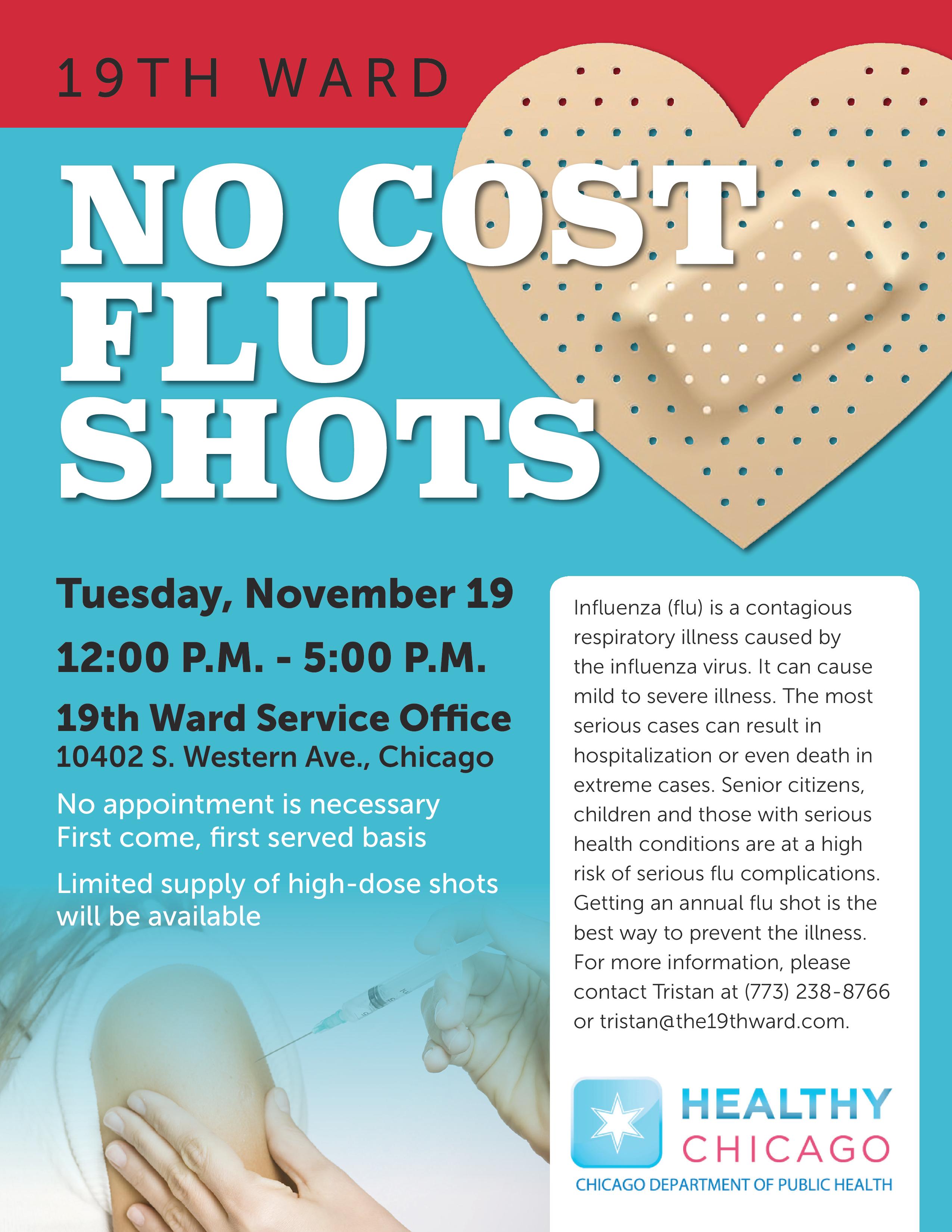 Free Flu Shots : 19th Ward Mobile Site